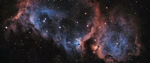Preview wallpaper nebula, galaxy, space, stars, light, universe
