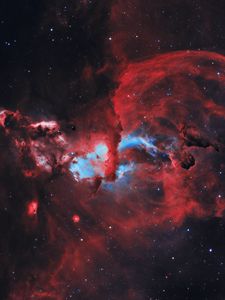 Preview wallpaper nebula, galaxy, space, glow, colorful
