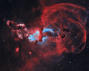 Preview wallpaper nebula, galaxy, space, glow, colorful