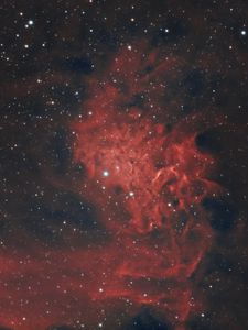Preview wallpaper nebula, galaxy, space, stars, red