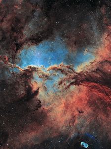 Preview wallpaper nebula, galaxy, space, stars, dark
