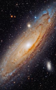 Preview wallpaper nebula, galaxy, spiral, space, stars