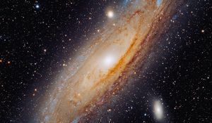 Preview wallpaper nebula, galaxy, spiral, space, stars