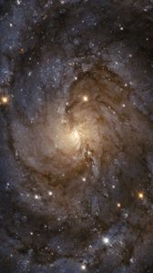 Preview wallpaper nebula, galaxy, stars, glow, space