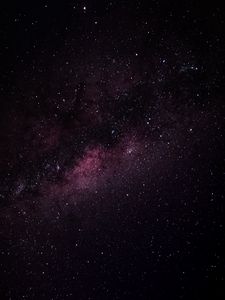 Preview wallpaper nebula, galaxy, stars, space, universe, pink