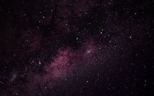 Preview wallpaper nebula, galaxy, stars, space, universe, pink