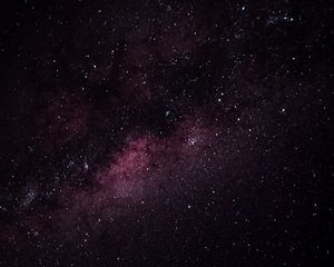 Preview wallpaper nebula, galaxy, stars, space, universe, pink