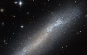 Preview wallpaper nebula, galaxy, stars, glow, spiral