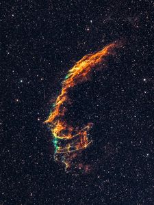 Preview wallpaper nebula, galaxy, stars, glow, space, universe