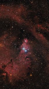 Preview wallpaper nebula, galaxy, stars, space, glow, universe