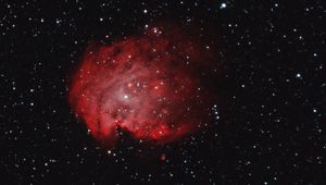 Preview wallpaper nebula, galaxy, stars, space, cloud, red