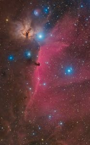 Preview wallpaper nebula, galaxy, stars, glare, space