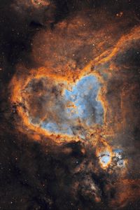 Preview wallpaper nebula, galaxy, stars, light, space