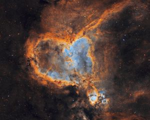 Preview wallpaper nebula, galaxy, stars, light, space
