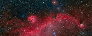 Preview wallpaper nebula, galaxy, stars, space, pink