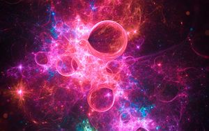 Preview wallpaper nebula, glare, colorful, bright, abstraction