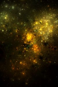 Preview wallpaper nebula, glare, light, cloud, abstraction