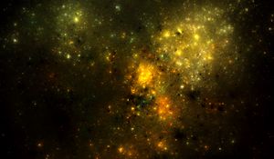 Preview wallpaper nebula, glare, light, cloud, abstraction