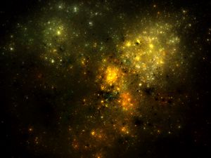 Preview wallpaper nebula, glare, light, cloud, abstraction