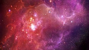 Preview wallpaper nebula, glare, light, bright, cloud, abstraction