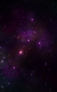 Preview wallpaper nebula, glare, sparkles, glow, abstraction