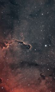 Preview wallpaper nebula, glare, stars, space