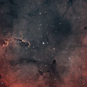 Preview wallpaper nebula, glare, stars, space