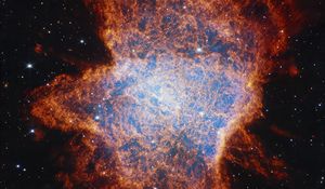 Preview wallpaper nebula, glitter, stars, space, universe, dark