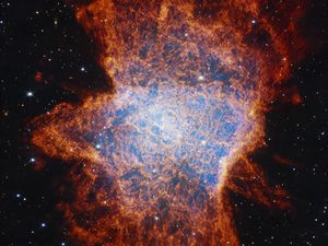 Preview wallpaper nebula, glitter, stars, space, universe, dark