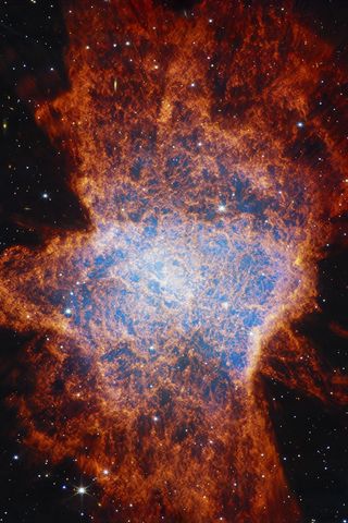 320x480 Wallpaper nebula, glitter, stars, space, universe, dark