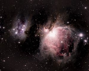 Preview wallpaper nebula, glow, shine, stars, space