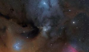 Preview wallpaper nebula, glow, stars, lights, space