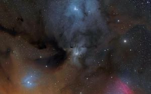 Preview wallpaper nebula, glow, stars, lights, space
