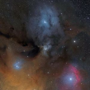 Preview wallpaper nebula, glow, stars, lights, space