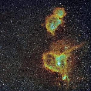 Preview wallpaper nebula, glow, stars, space