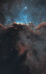 Preview wallpaper nebula, glow, stars, glare, space