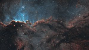 Preview wallpaper nebula, glow, stars, glare, space