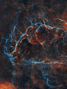 Preview wallpaper nebula, glow, stars, galaxy, space