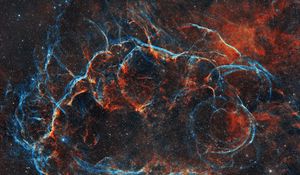 Preview wallpaper nebula, glow, stars, galaxy, space