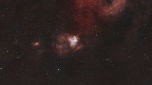 Preview wallpaper nebula, glow, stars, space, dark