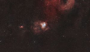 Preview wallpaper nebula, glow, stars, space, dark