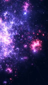 Preview wallpaper nebula, light, bright, cloud, abstraction