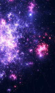 Preview wallpaper nebula, light, bright, cloud, abstraction