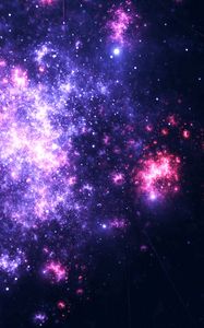 Preview wallpaper nebula, light, bright, cloud, abstraction