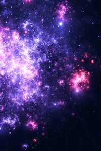 Preview wallpaper nebula, light, bright, cloud, abstraction