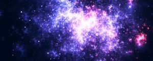Preview wallpaper nebula, light, bright, cloud, abstraction