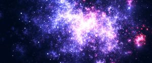 Preview wallpaper nebula, light, bright, cloud, abstraction