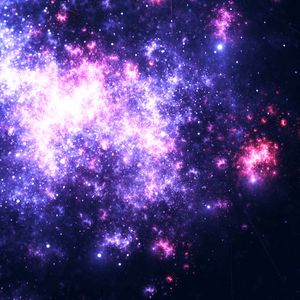 Preview wallpaper nebula, light, bright, cloud, abstraction