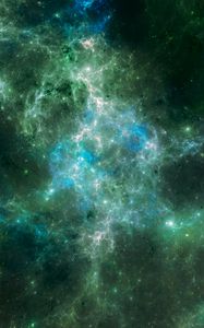 Preview wallpaper nebula, light, clouds, abstraction, fractal