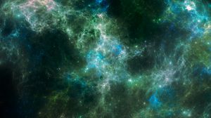 Preview wallpaper nebula, light, clouds, abstraction, fractal